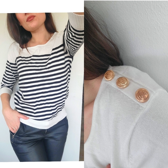 Viscose blend knit top - Picture 2 of 7